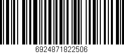 Código de barras (EAN, GTIN, SKU, ISBN): '6924871822506'