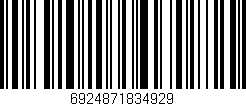 Código de barras (EAN, GTIN, SKU, ISBN): '6924871834929'