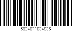 Código de barras (EAN, GTIN, SKU, ISBN): '6924871834936'