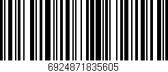 Código de barras (EAN, GTIN, SKU, ISBN): '6924871835605'