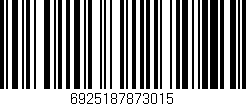Código de barras (EAN, GTIN, SKU, ISBN): '6925187873015'