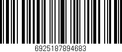 Código de barras (EAN, GTIN, SKU, ISBN): '6925187894683'