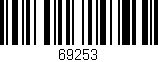 Código de barras (EAN, GTIN, SKU, ISBN): '69253'