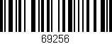 Código de barras (EAN, GTIN, SKU, ISBN): '69256'