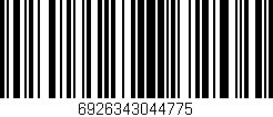 Código de barras (EAN, GTIN, SKU, ISBN): '6926343044775'