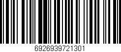 Código de barras (EAN, GTIN, SKU, ISBN): '6926939721301'
