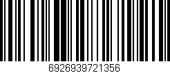 Código de barras (EAN, GTIN, SKU, ISBN): '6926939721356'