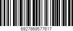 Código de barras (EAN, GTIN, SKU, ISBN): '6927869577617'