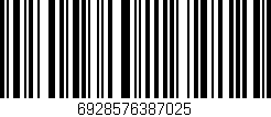 Código de barras (EAN, GTIN, SKU, ISBN): '6928576387025'