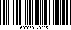 Código de barras (EAN, GTIN, SKU, ISBN): '6928691432051'