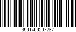 Código de barras (EAN, GTIN, SKU, ISBN): '6931403207267'