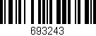 Código de barras (EAN, GTIN, SKU, ISBN): '693243'