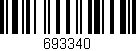 Código de barras (EAN, GTIN, SKU, ISBN): '693340'