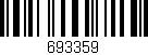 Código de barras (EAN, GTIN, SKU, ISBN): '693359'
