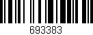 Código de barras (EAN, GTIN, SKU, ISBN): '693383'