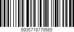 Código de barras (EAN, GTIN, SKU, ISBN): '6935718770560'