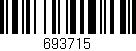 Código de barras (EAN, GTIN, SKU, ISBN): '693715'
