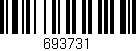 Código de barras (EAN, GTIN, SKU, ISBN): '693731'