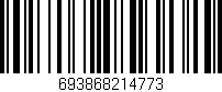Código de barras (EAN, GTIN, SKU, ISBN): '693868214773'