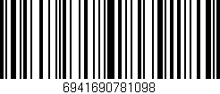 Código de barras (EAN, GTIN, SKU, ISBN): '6941690781098'