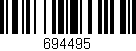 Código de barras (EAN, GTIN, SKU, ISBN): '694495'