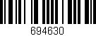 Código de barras (EAN, GTIN, SKU, ISBN): '694630'