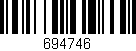 Código de barras (EAN, GTIN, SKU, ISBN): '694746'