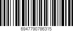 Código de barras (EAN, GTIN, SKU, ISBN): '6947790786315'