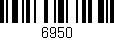 Código de barras (EAN, GTIN, SKU, ISBN): '6950'