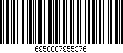 Código de barras (EAN, GTIN, SKU, ISBN): '6950807955376'