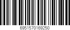 Código de barras (EAN, GTIN, SKU, ISBN): '6951570169250'
