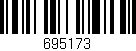 Código de barras (EAN, GTIN, SKU, ISBN): '695173'