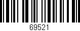 Código de barras (EAN, GTIN, SKU, ISBN): '69521'