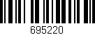 Código de barras (EAN, GTIN, SKU, ISBN): '695220'