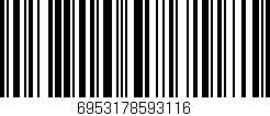 Código de barras (EAN, GTIN, SKU, ISBN): '6953178593116'