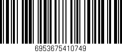 Código de barras (EAN, GTIN, SKU, ISBN): '6953675410749'