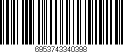 Código de barras (EAN, GTIN, SKU, ISBN): '6953743340398'