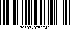 Código de barras (EAN, GTIN, SKU, ISBN): '6953743350748'