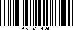 Código de barras (EAN, GTIN, SKU, ISBN): '6953743360242'