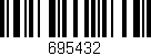 Código de barras (EAN, GTIN, SKU, ISBN): '695432'