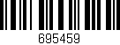 Código de barras (EAN, GTIN, SKU, ISBN): '695459'