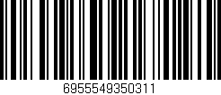 Código de barras (EAN, GTIN, SKU, ISBN): '6955549350311'