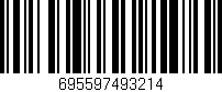 Código de barras (EAN, GTIN, SKU, ISBN): '695597493214'