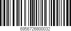 Código de barras (EAN, GTIN, SKU, ISBN): '6956726800032'