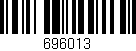 Código de barras (EAN, GTIN, SKU, ISBN): '696013'