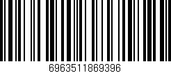 Código de barras (EAN, GTIN, SKU, ISBN): '6963511869396'