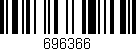 Código de barras (EAN, GTIN, SKU, ISBN): '696366'
