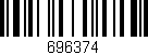 Código de barras (EAN, GTIN, SKU, ISBN): '696374'