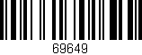 Código de barras (EAN, GTIN, SKU, ISBN): '69649'