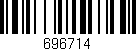 Código de barras (EAN, GTIN, SKU, ISBN): '696714'